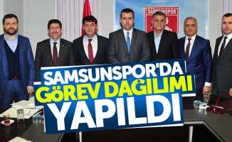 Samsunspor’da görev dağılımı yapıldı