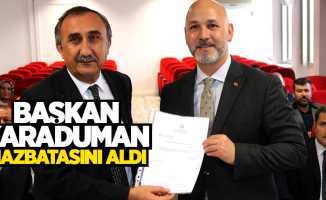 AK Parti Samsun İl Başkanı mazbatasını aldı