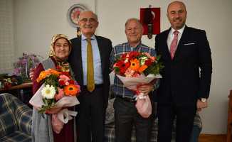 Başkan Yılmaz'dan Afrin'deki komutanın ailesine moral ziyareti