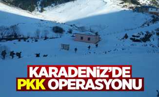Karadeniz'de PKK operasyonu