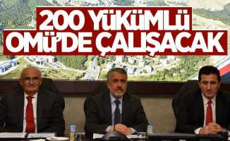 Samsun'da 200 yükümlü OMÜ'de çalışacak