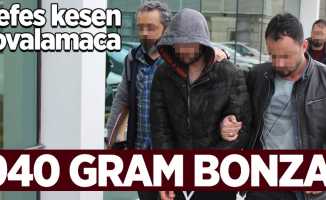 Samsun'da 940 gram bonzai yakalandı