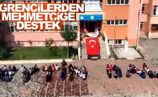 Samsunlu öğrencilerden Afrin'deki Türk askerine selam
