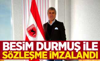 Samsunspor Besim Durmuş ile sözleşme imzaladı