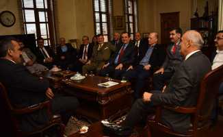 SSTKP üyelerinden Başkan Yılmaz'a ziyaret