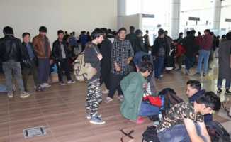 Afganlı kaçak göçmenler sınır dışı edildi