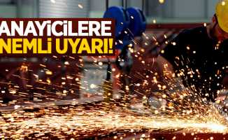 Samsun'da sanayicilere uyarı