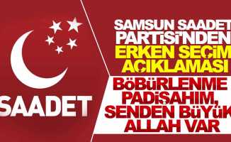 Samsun SP’den açıklama: Bu seçim değil baskındır