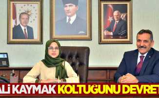 Samsun Valisi Osman Kaymak makamını devretti