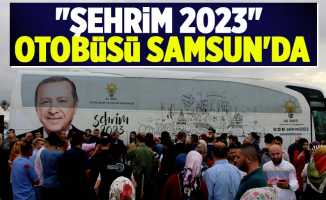 AK Parti’nin “Şehrim 2023” otobüsü Samsun'a geldi