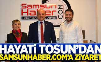 Hayati Tosun'dan Samsunhaber.com'a ziyaret