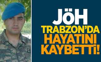 Jandarma Özel Harekat, Trabzon'da hayatını kaybetti