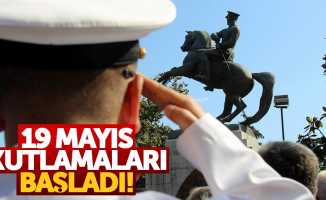 Samsun'da 19 Mayıs coşkuyla kutlanıyor