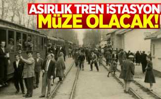 Samsun'da asırlık tren istasyonu müze olacak