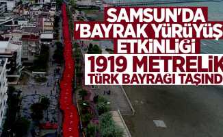 Samsun'da 'Bayrak Yürüyüşü'