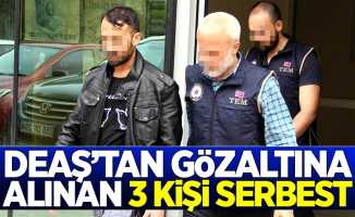 Samsun'da DEAŞ'tan gözaltına alınan 3 kişi serbest