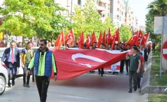Samsun'da gençlik yürüyüşü yapıldı