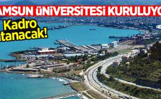 Samsun Üniversitesi'ne kadro atanacak