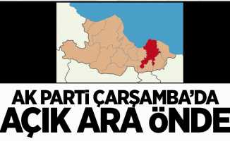 AK Parti Çarşamba'da açık ara önde