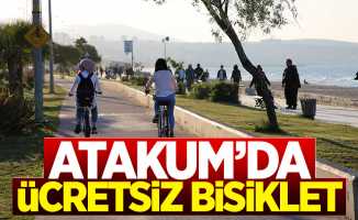 Atakum'da ücretsiz bisiklet