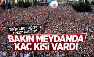 Samsun'da Erdoğan'ın mitingine rekor katılım