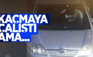 Samsun'da polisi görünce kaçmaya çalışan şahıs yakalandı