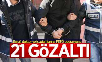 Samsun ve 7 ilde FETÖ operasyonu: 21 gözaltı