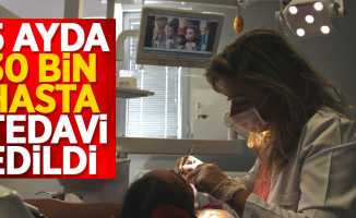 Atakum'da 5 ayda 30 bin diş hastası tedavi edildi