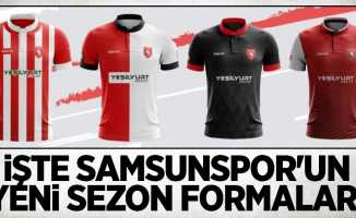 İşte Samsunspor'un yeni sezon formaları