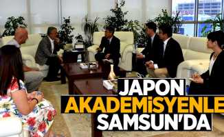 Japon akademisyenler Samsun'da