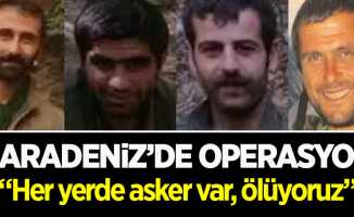 PKK Karadeniz'de köşeye sıkıştı