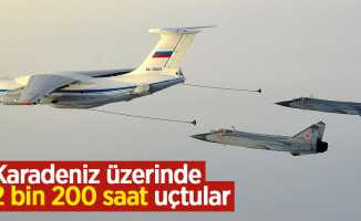 Rus askeri uçaklar Karadeniz'de 2 bin saat uçtu