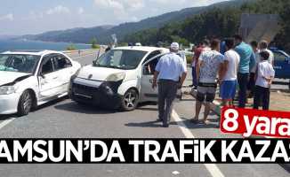 Samsun'da korkunç kaza: 8 yaralı