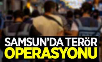 Samsun'da terör operasyonu: 5 gözaltı