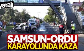 Samsun-Ordu karayolunda kaza: 5 yaralı