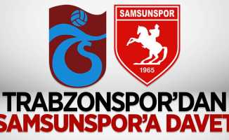 Trabzonspor'dan Samsunspor'a davet 