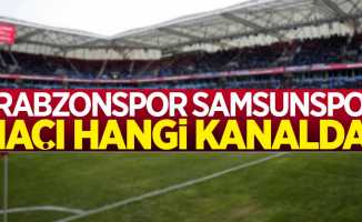 Trabzonspor Samsunspor maçı hangi kanalda saat kaçta?