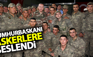 Cumhurbaşkanı Erdoğan, askerlere seslendi