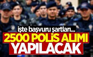 Polis alımları başlıyor! PMYO 2.500 polis alım şartları belli oldu