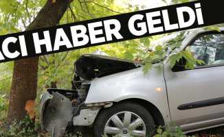 Samsun'da ağaca çarpan otomobilin sürücüsü hayatını kaybetti