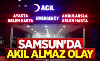 Samsun'da bıçaklı saldırıda 1 kişi yaralandı