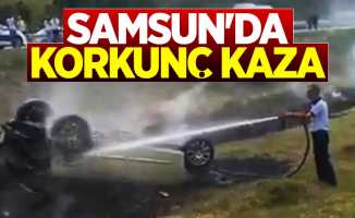 Samsun'da korkunç kaza: 4 yaralı
