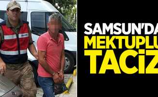 Samsun'da mektuplu taciz iddiasına gözaltı
