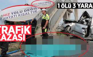 Samsun'da trafik kazası: 1 ölü 3 yaralı