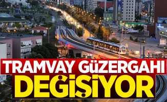 Samsun'da tramvay güzergahı değişiyor