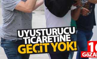 Samsun'da uyuşturucuya geçit yok: 16 gözaltı