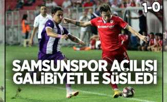 Samsunspor açılış töreninde kazandı! 1-0