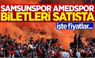 Samsunspor Amedspor maç biletleri satışta