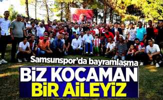 Samsunspor'da bayramlaşma yapıldı