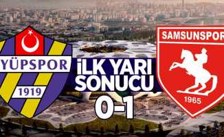 Eyüpspor 0-1 Samsunspor (İlk yarı sonucu)